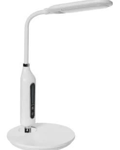 Lampada da scrivania a LED CYGNUS con dimmer Metallo Bianco
