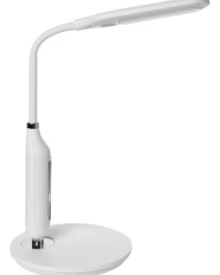 Lampada da scrivania a LED CYGNUS con dimmer Metallo Bianco