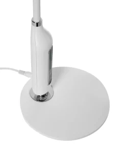 Lampada da scrivania a LED CYGNUS con dimmer Metallo Bianco