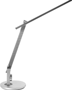 Lampada da scrivania a LED CETUS con dimmer Argento