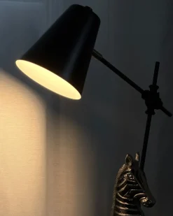 Lampada da scrivania HORTON Regolabile Metallo Nero