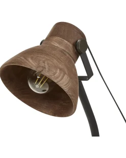 Lampada da scrivania KOLAR Legno di mango Marrone scuro