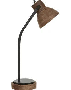 Lampada da scrivania KOLAR Legno di mango Marrone scuro