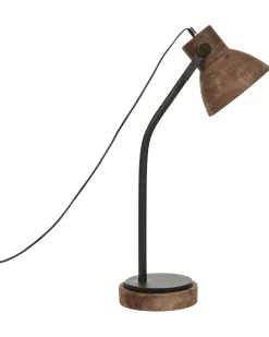 Lampada da scrivania KOLAR Legno di mango Marrone scuro