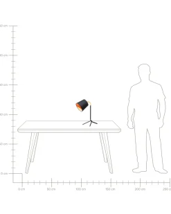 Lampada da scrivania MOOKI Regolabile Metallo Nero