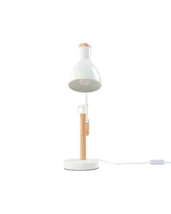Lampada da scrivania PECKOS Regolabile Metallo Bianco