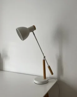 Lampada da scrivania PECKOS Regolabile Metallo Bianco