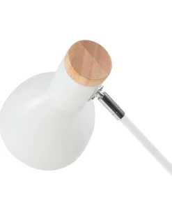 Lampada da scrivania PECKOS Regolabile Metallo Bianco