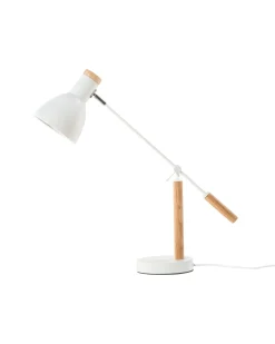 Lampada da scrivania PECKOS Regolabile Metallo Bianco