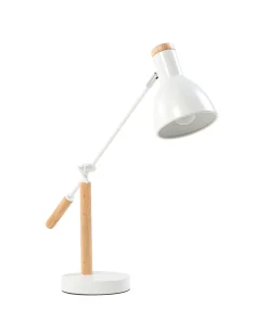Lampada da scrivania PECKOS Regolabile Metallo Bianco