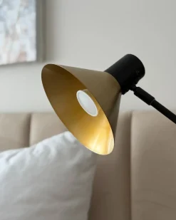 Lampada da scrivania PINKEEN Metallo Oro