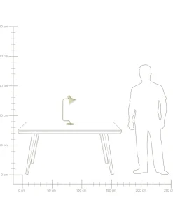 Lampada da scrivania RIMAVA Metallo Verde chiaro