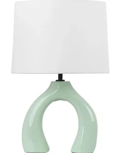Lampada da tavolo ABBIE Ceramica Verde chiaro