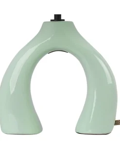 Lampada da tavolo ABBIE Ceramica Verde chiaro