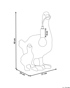 Lampada da tavolo Anatra DAFFY Oro