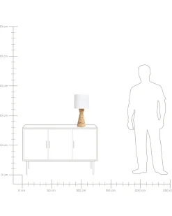 Lampada da tavolo ATRAI Giacinto d'acqua Naturale