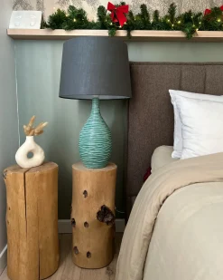 Lampada da tavolo ATSAS Ceramica Verde scuro