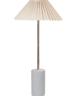 Lampada da tavolo BALUARTE Lino sintetico Beige