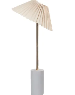 Lampada da tavolo BALUARTE Lino sintetico Beige