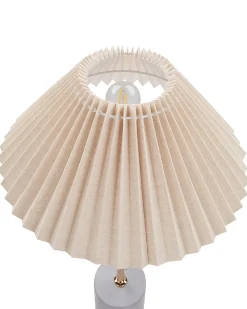 Lampada da tavolo BALUARTE Lino sintetico Beige