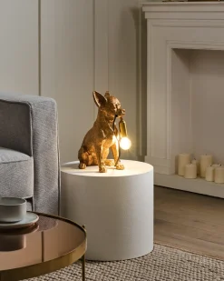 Lampada da tavolo Cane ROCCO Oro