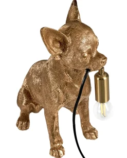 Lampada da tavolo Cane ROCCO Oro