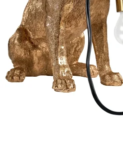 Lampada da tavolo Cane ROCCO Oro