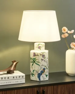 Lampada da tavolo CAVADO Porcellana Bianco