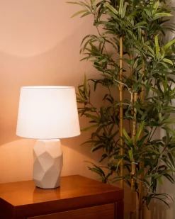 Lampada da tavolo ELIA Ceramica Rosa pastello