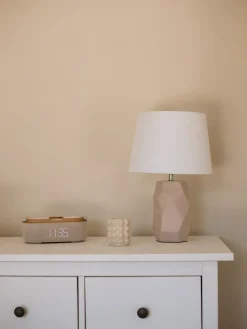 Lampada da tavolo ELIA Ceramica Rosa pastello