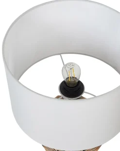 Lampada da tavolo FURELOS Rattan Naturale