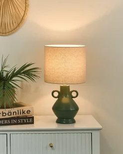 Lampada da tavolo KERULEN Ceramica Verde