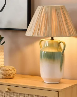 Lampada da tavolo LIMONES Ceramica Verde
