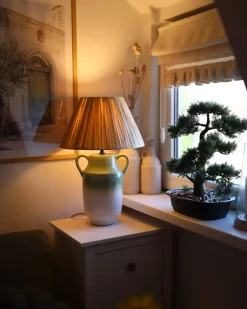 Lampada da tavolo LIMONES Ceramica Verde