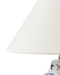 Lampada da tavolo MORACA Porcellana Bianco/Blu