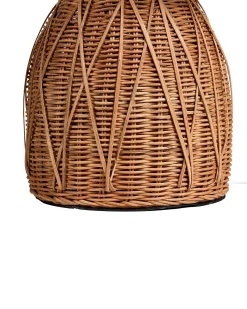 Lampada da tavolo NILWALA Rattan Naturale