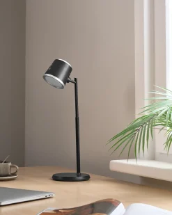 Lampada da tavolo senza fili a LED LIBRA con dimmer Nero