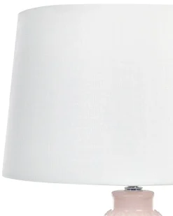 Lampada da tavolo ZARIMA Ceramica Rosa