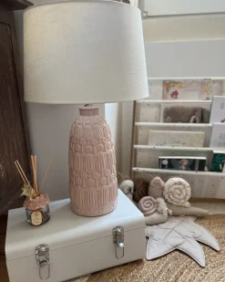 Lampada da tavolo ZARIMA Ceramica Rosa