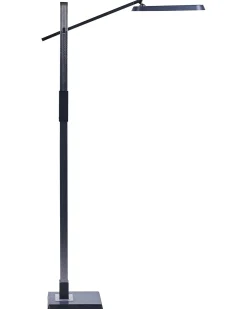 Lampada da terra a LED AQUARIUS con dimmer Metallo Grigio scuro