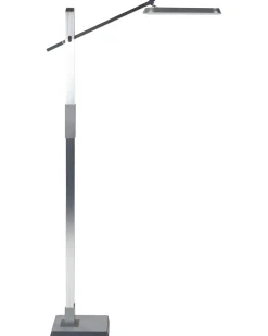 Lampada da terra a LED AQUARIUS con dimmer Metallo Argento
