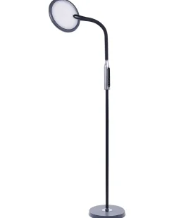 Lampada da terra a LED CASSIOPEIA con dimmer Metallo Nero