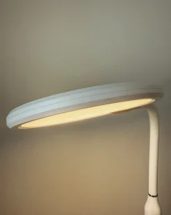 Lampada da terra a LED CASSIOPEIA con dimmer Metallo Bianco