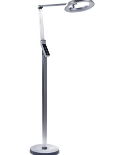 Lampada da terra a LED CARINA con dimmer Metallo Argento