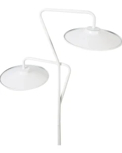 Lampada da terra a LED GALETTI Metallo Bianco