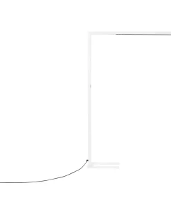 Lampada da terra a LED MENSA con sensore di movimento Metallo Bianco