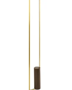 Lampada da terra a LED PATRICIO Metallo Oro