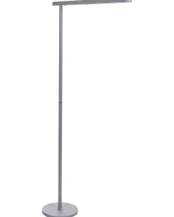 Lampada da terra a LED PERSEUS Metallo Argento