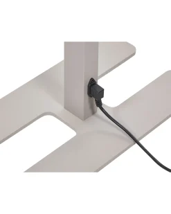 Lampada da terra a LED SCULPTOR con sensore di movimento Metallo Argento