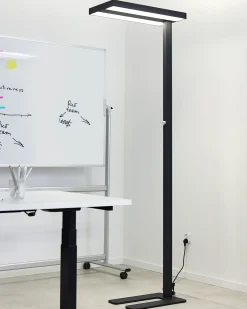 Lampada da terra a LED TAURUS con dimmer Metallo Nero